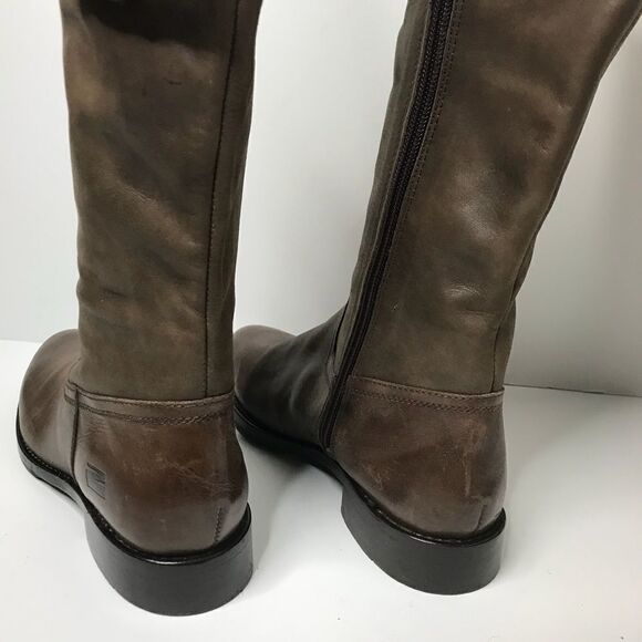 Nico Nerino Eu Sz 37 Brown Leather Riding Boot - Picture 4 of 8